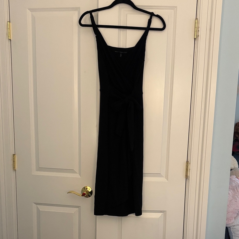 White House Black Market Black Midi Dress